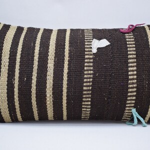 home decor kilim pillow , bedding pillow , lumbar kilim pillow , throw pillow , aztec pillow , nomadic pillow , 10x20 pillow cover , 2090