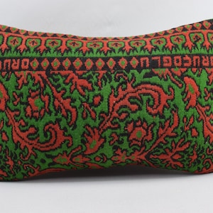 anatolian kilim pillow cover, lumbar pillow, bohemian pillow, decorative pillow, turkish kilim pillow, boho pillow 16x24 pillow cover 2775