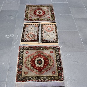 Turkish saddle bag kilim rug, Vintage boho rug, Handmade kilim rug, Doormat rug, Home decor, Decorative rug, Kilim rug, 1.6 x 5.1 ft, ML0962