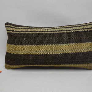 Cuscino kilim tessuto a mano, cuscino kilim turco, cuscino kilim decorativo, cuscino Boho, copertura cuscino, cuscino divano, cuscino etnico 8x16 1158