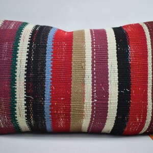 organic anatolian pillow, lumbar pillow, boho pillows, sofa pillow, turkish pillow, tribal pillow, boho pillow 16x24 pillow cover 2921