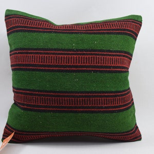 handmade pillow cover, bohemian pillow, 18x18 sofa pillow, ethnic throw pillow, home decor pillow, anatolian pillow, tribal pillow , 4826
