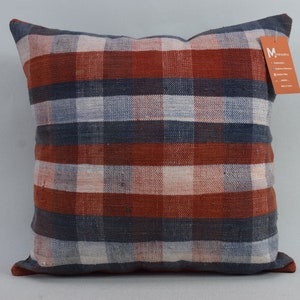 bohemian kilim pillow cover, natural pillow 16x16 boho decor pillow, handmade throw pillow, decorative pillow cover, tribal pillow 10439