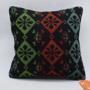 turkish kilim pillow ethnic pillow sofa pillow home decor 16x16 decorative kilim pillow anatolian pillow boho pillow cushions cover 6907