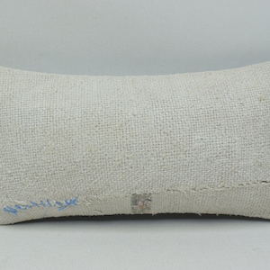 Cuscino decorativo in lana fatto a mano, cuscino arredamento rustico, cuscino kilim etnico, cuscino kilim Boho, cuscino turco 8 x 16 Copertura cuscino, 1230