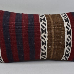 Cuscino kilim con arredamento etnico, cuscino kilim Boho, cuscino turco, cuscino divano, decorazione domestica Boho, cuscino 8 x 16 copertura cuscino 1250