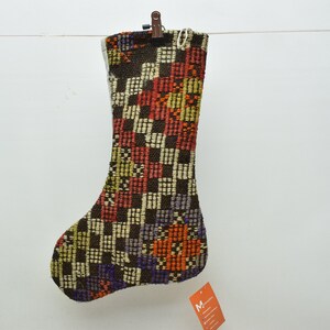 decorative kilim stockings 11x18 fire place wall decor christmas gift wool stockings santa claus socks entryway decor christmas decor 937