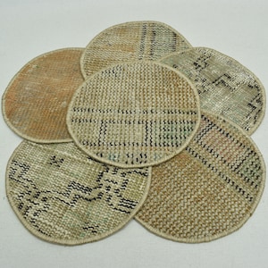 rustic decor supla set, 6 pieces decorative handmade underplate, 9x9 american service, table linen, dinner service, ethnic tablemat, 99