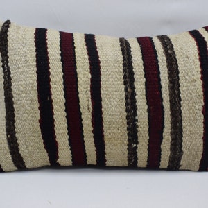 Travesseiro kilim turco, travesseiro costeiro, travesseiro otomano kilim, travesseiro decorativo, travesseiro lombar, travesseiro ehnic, capa de almofada 12x20, 2219