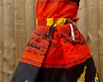 Girls holiday dresses Ankara Girl's Dress African Girl’s Dress For Pageant,African Birthday Dress For Kids