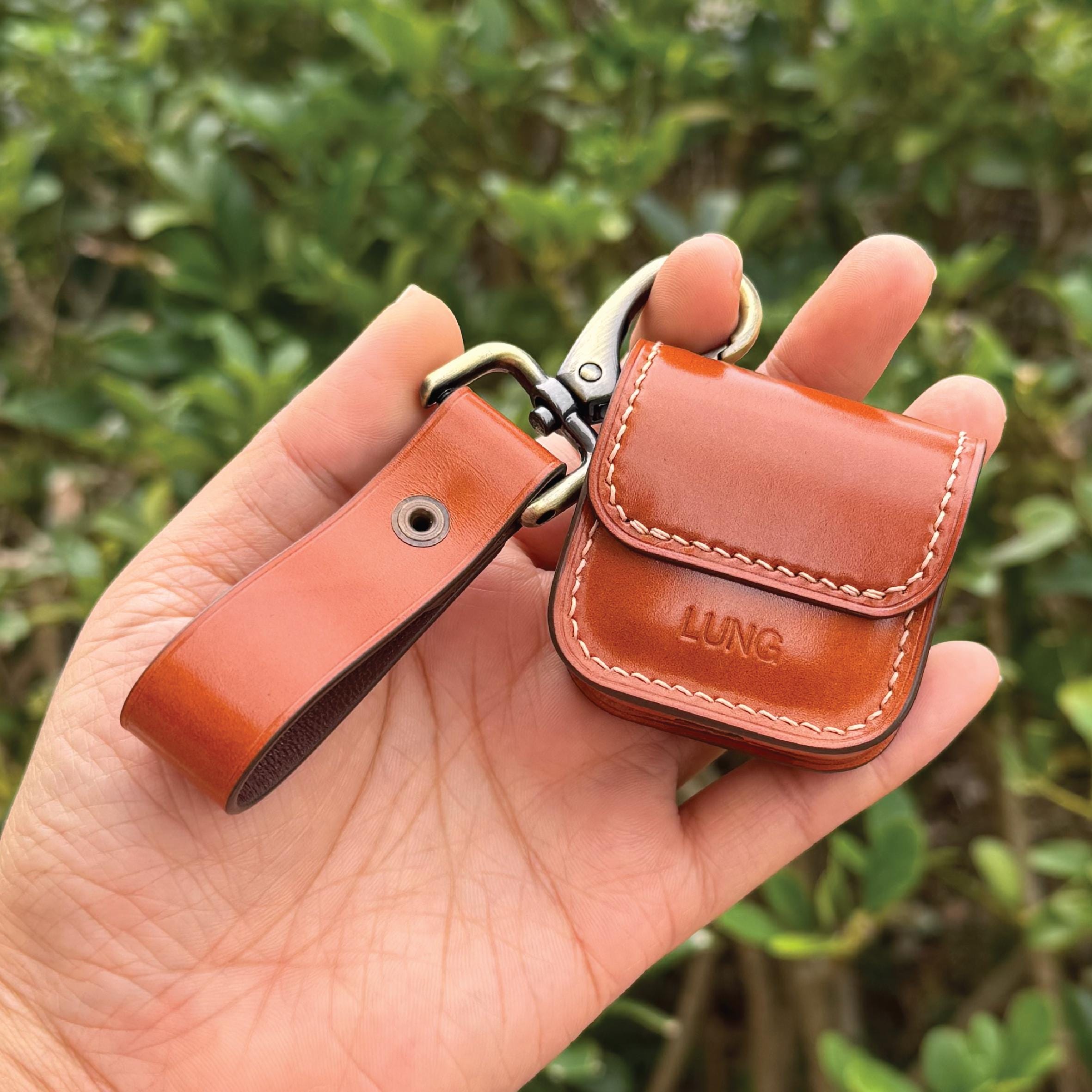 Personalized Handmade Airpods Leather Case | 7-colors Cordovan
