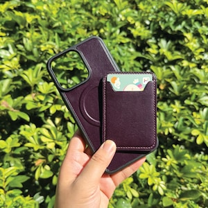 13-Colors Buttero Leather | iPhone Case | Magsafe Wallet | Strong Magnetic Card Holder | Excellent Birthday Gift Idea | 15ProMax 14Plus 13