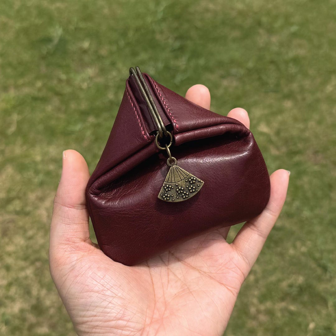Handmade Coins Purse | 3-colors Calf Leather | Japanese-inspired