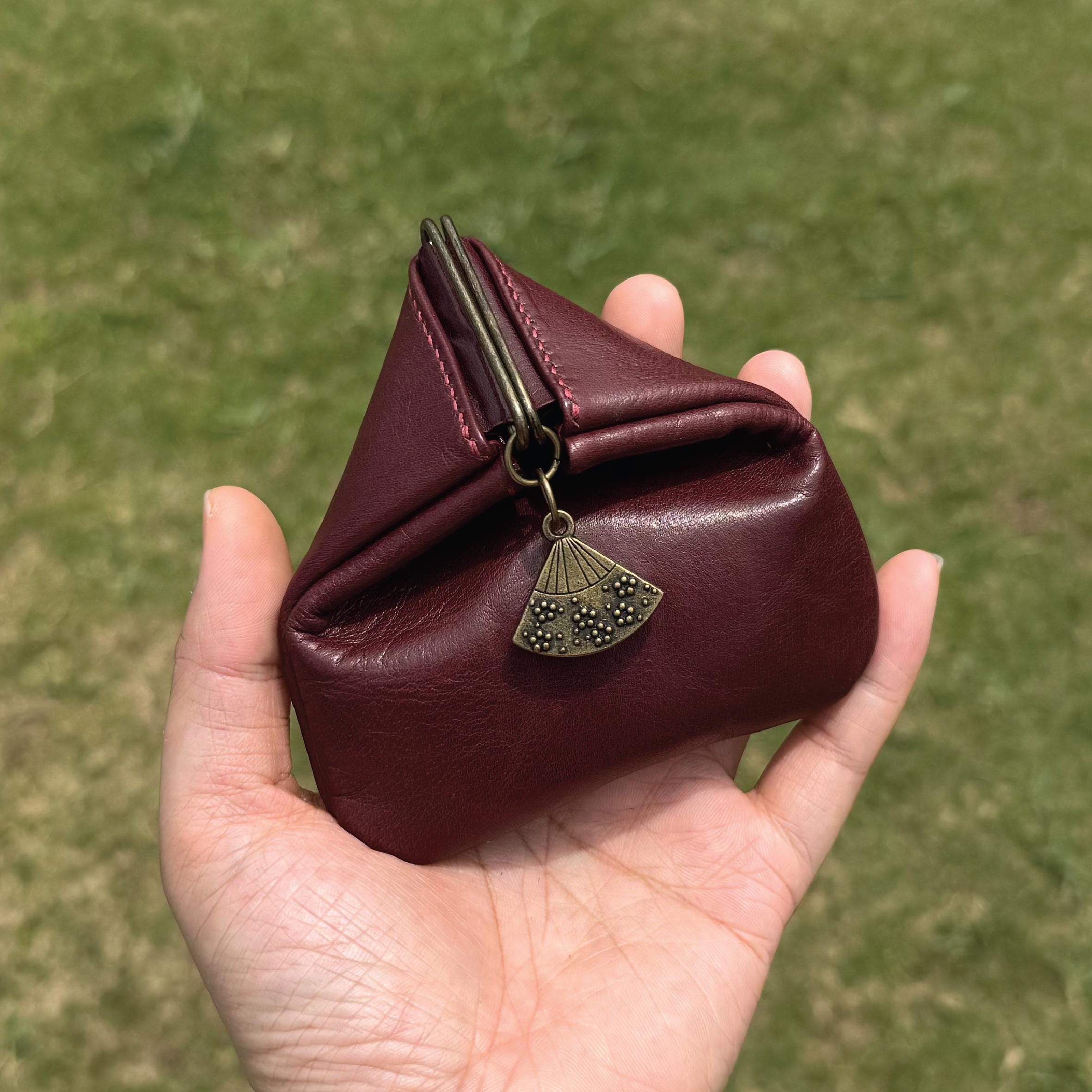 Handmade Coins Purse | 3-colors Calf Leather | Japanese-inspired