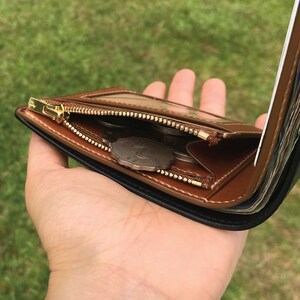 13-Colors Buttero Leather | Bifold Wallet | Free Engraving | Monogrammed Personalized Handmade Gift | Classic Slim EDC | Support Euro Size
