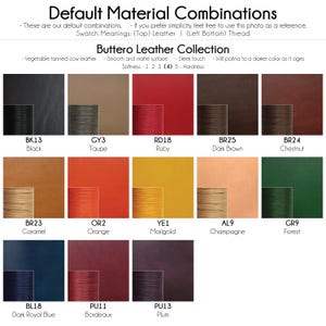 Personalized Handmade Zip Cardholder | 13-Colors Buttero Leather | Multiple Card Slots & Easy Access Zipper for Coins |Perfect for Daily Use