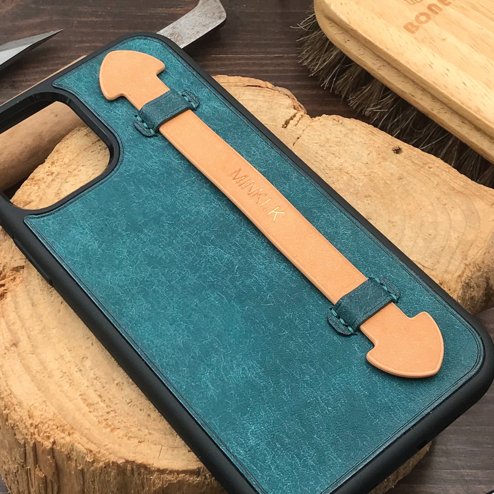 12Colors Pueblo Leather iPhone Case Handle Etsy