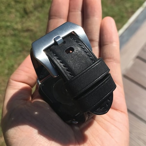 Apple Watch Strap | Black Pueblo | iWatch Series Ultra 10 9 SE | 49 42 41 40 38mm | Premium Quality | Made to order Handmade Leathercraft