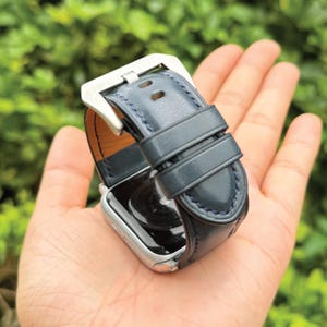 7-Colors Tochigi Leather | Apple Watch 1~10/SE/Ultra2 Strap | iWatchband | Luxury Gift for Men&Women | Hand-stitched Genuine Leathercraft
