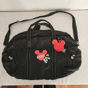 Sac de sport noir vintage années 90 Mickey Mouse Unlimited Disney image 2