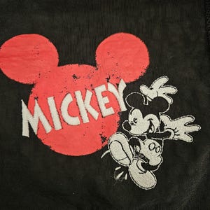 Sac de sport noir vintage années 90 Mickey Mouse Unlimited Disney image 7