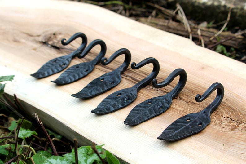 Hand Leaf Coat Hooks Etsy UK