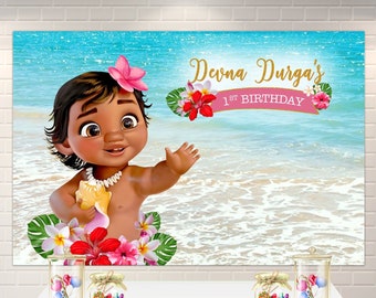 Baby Moana Backdrop Etsy Baby Moana Backdrop Etsy