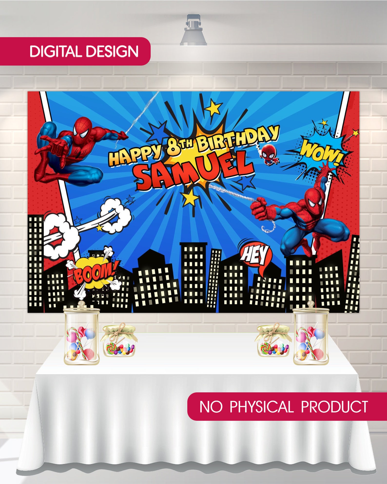 Printable Spiderman Backdrops Printable Spiderman Backdrops
