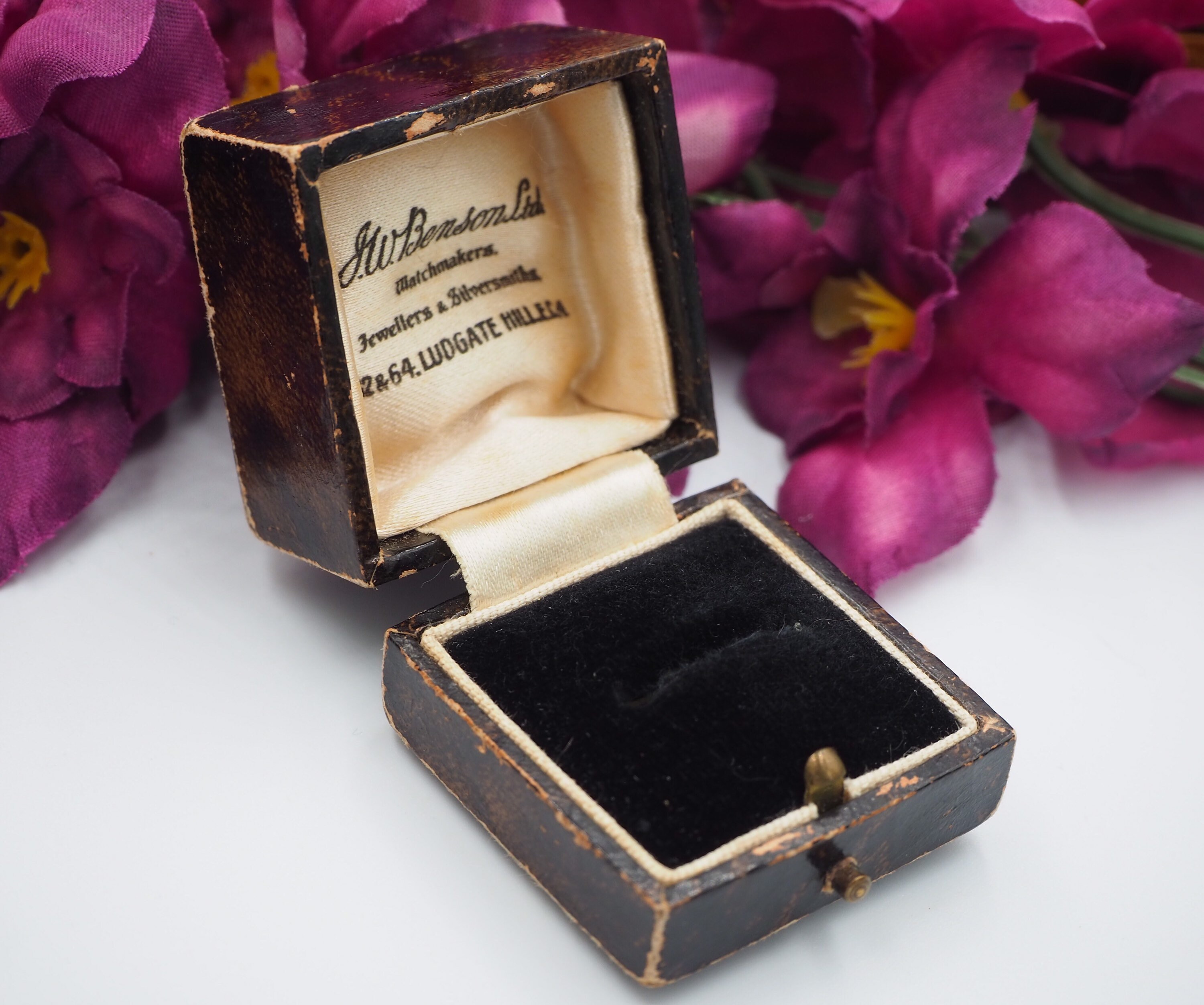 Antique Ring Box “J.W.Benson Ltd”