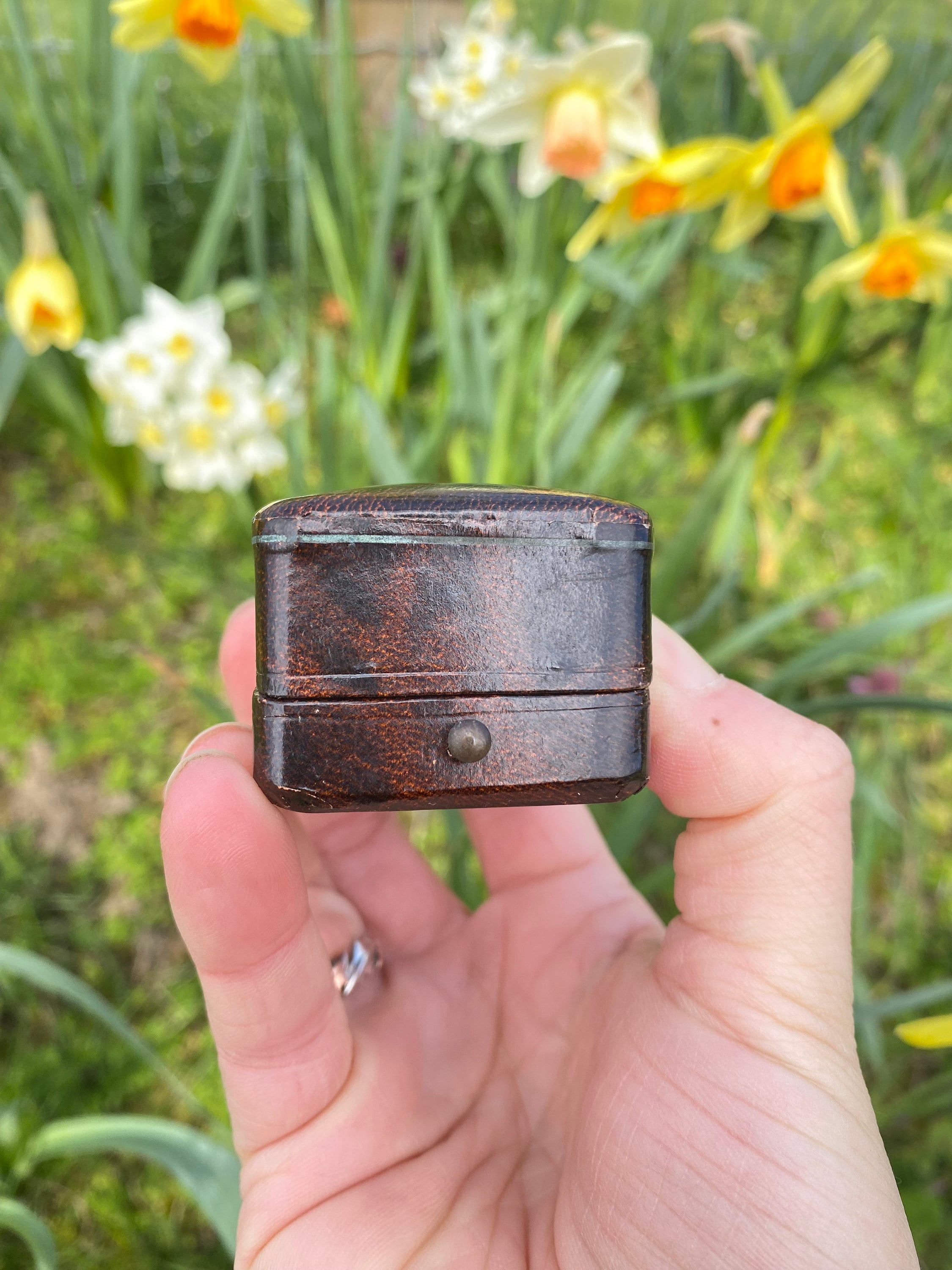 Vintage Ring Box W. Lachenmaier Stuttgart Antique Ring Box Etsy