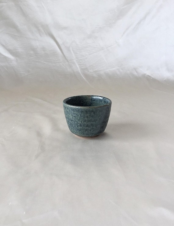 Indigo Blue Tea Cup No Handle Tea Cup Japanese Tea Cup Etsy