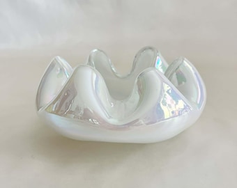 Bol japonais irisé en verre Kurata, bol décoratif, décoration d'intérieur fantaisiste