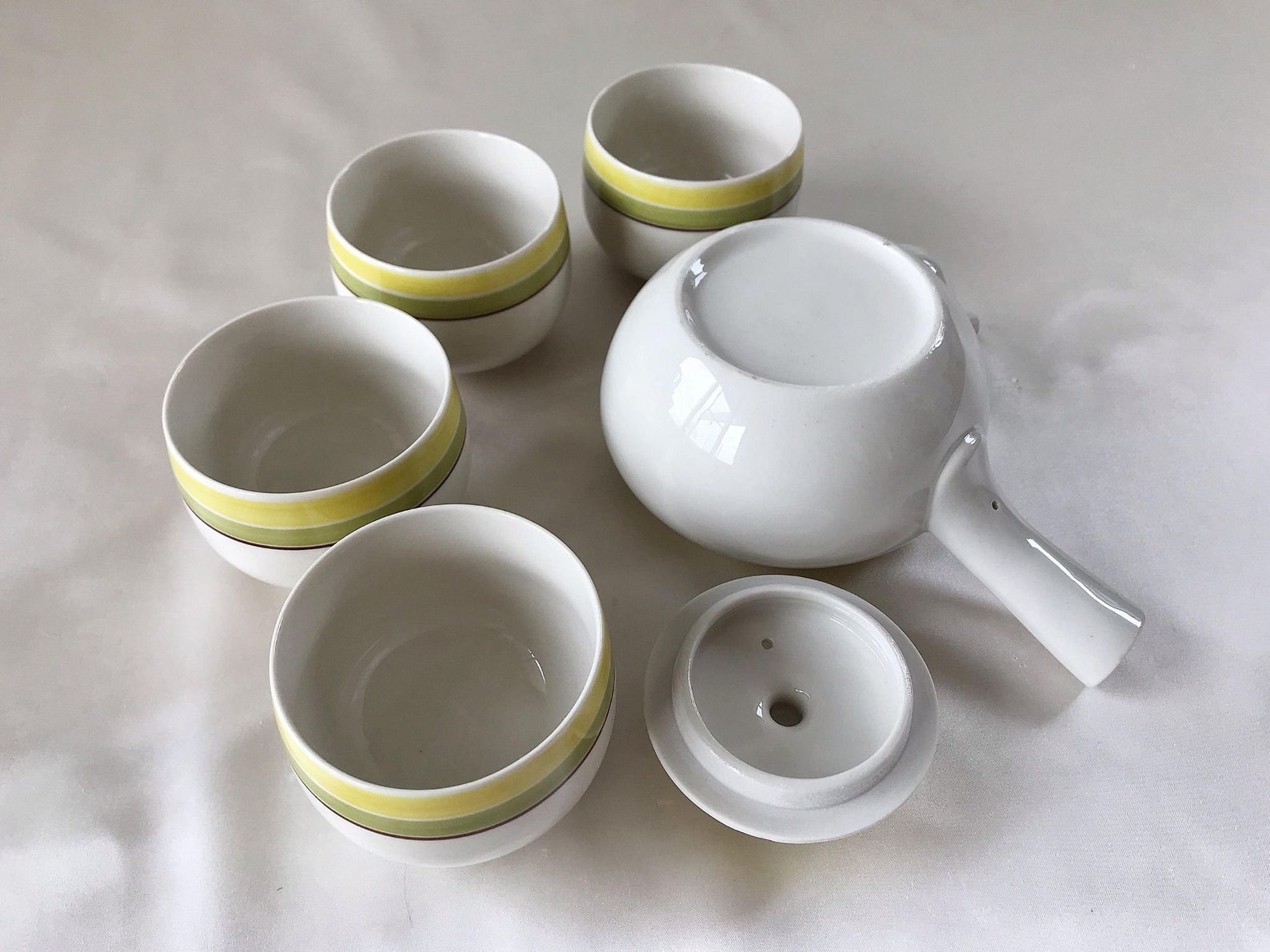 5pc Retro Japanese Tea Set Vintage Japanese Tea Set Japanese Etsy UK