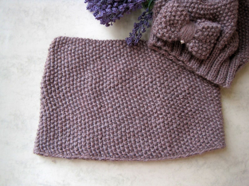 Set beanieloop scarf for kids