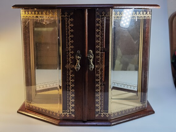 Vintage Jewelry Box Music Box Box Jewelry Storage