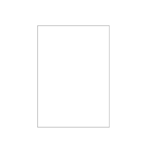 A4 Laser label sheets. 1 Label per sheet, Butt Cut. Multi Use labels with Permanent adhesive.  210mm x 297mm.. (LL01)
