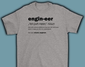 Engineer T Shirt Engineering Birthday Gift For Engineer, Gifts For Engineers, Fathers Day