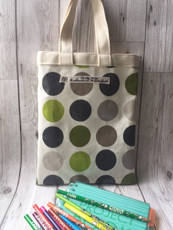 oilcloth lunch bag