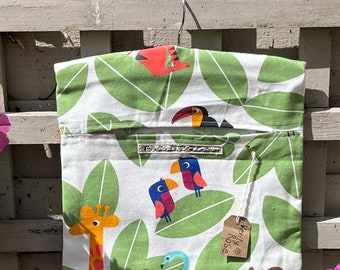 Borsa Porta Mollette Da Bucato Con Gancio - Cestino Sospeso Per 100 Mollette, Ideale Per Casa E Balcone