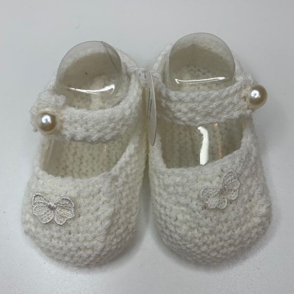 Knitted Baby Shoes - Etsy