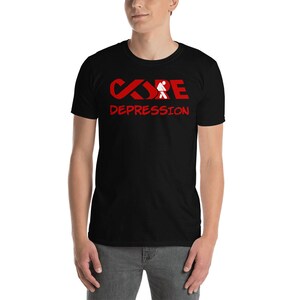 Cure Depression Awareness #2 Unisex Short Sleeve T-Shirt for Men and Women | Memory Gift | Depression Hurts