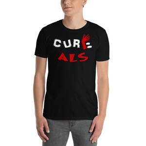 Cure ALS Awareness #2 Short-Sleeve Unisex T-Shirt Amyotrophic Lateral Sclerosis Motor Neurone Disease MND Ice Bucket Challenge Lou Gehrigs