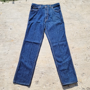 Vintage 1980s Deadstock Cacharel Dark Wash Straight Leg Jeans