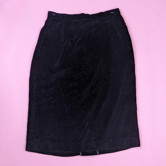 Vintage 1980s Deadstock Talbots Sexy Black Velvet… - image 7