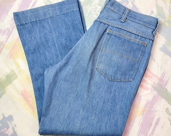 Vintage 1970s Big Yank High Waist Bootcut / Flare Jeans (unisex)