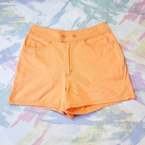 bright orange shorts