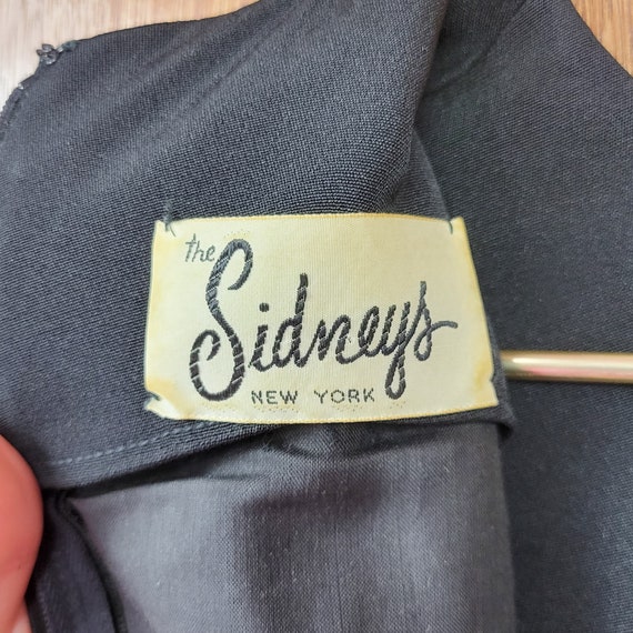 Vintage 1960s The Sidneys New York Little Black S… - image 9