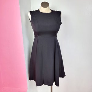 Vintage 1960s The Sidneys New York Little Black Shift Dress