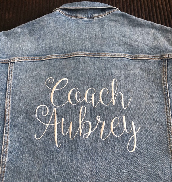etsy custom jean jacket