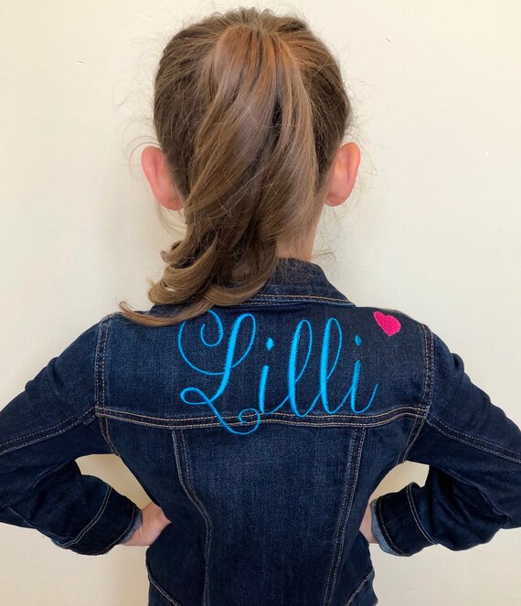 etsy custom denim jacket